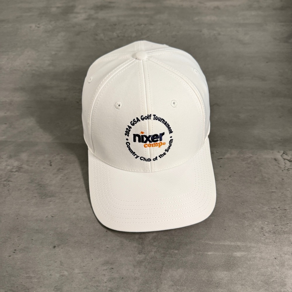 Ahead Performance Hat Mens White 2024 GSA Golf Tournament Country Club‎ Cap